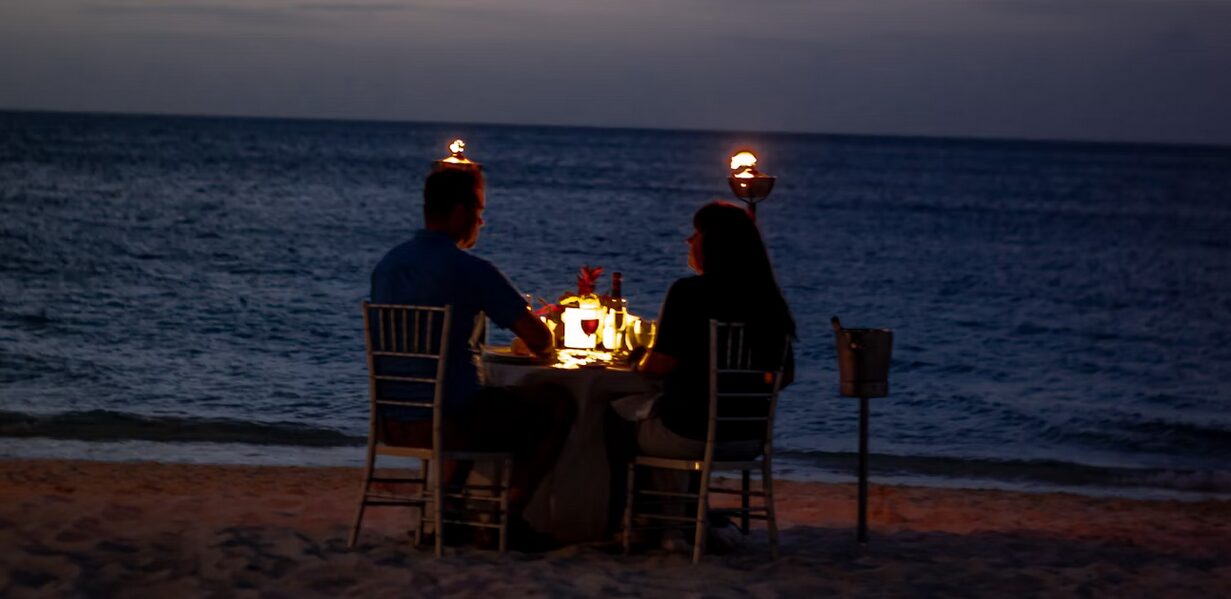 romantic dinner